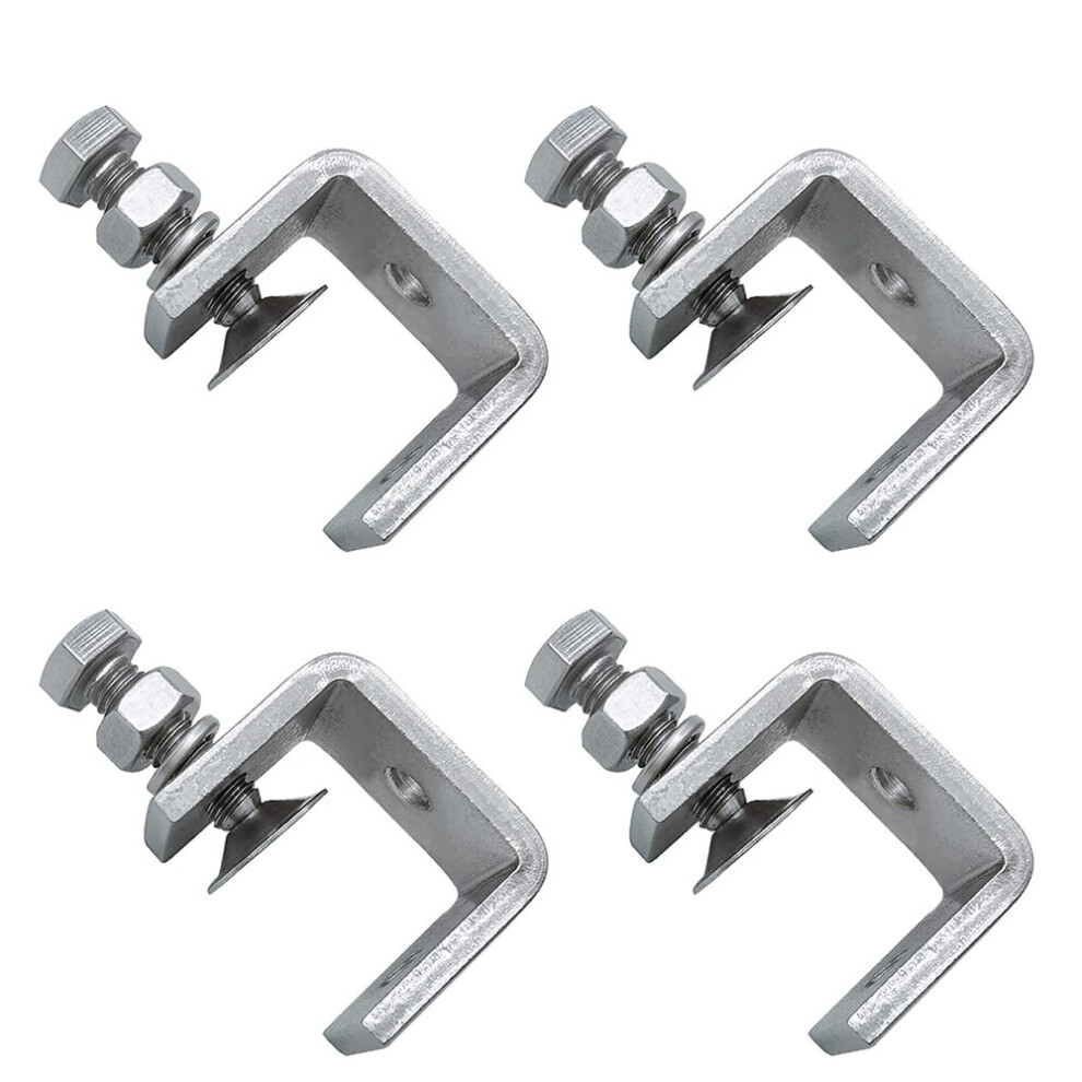 4Pcs 16-25Mm Heavy Duty Woodworking Clamp Set 304 Stainless Steel C Clamp Tiger Clamp Tools For Welding/Carpenter 4763585670162