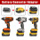 Battery Adapter for Dewalt 18V/20V Lithium Battery Converted to Black&Decker Porter Cable Stanley 18V 20V Battery Tool 8