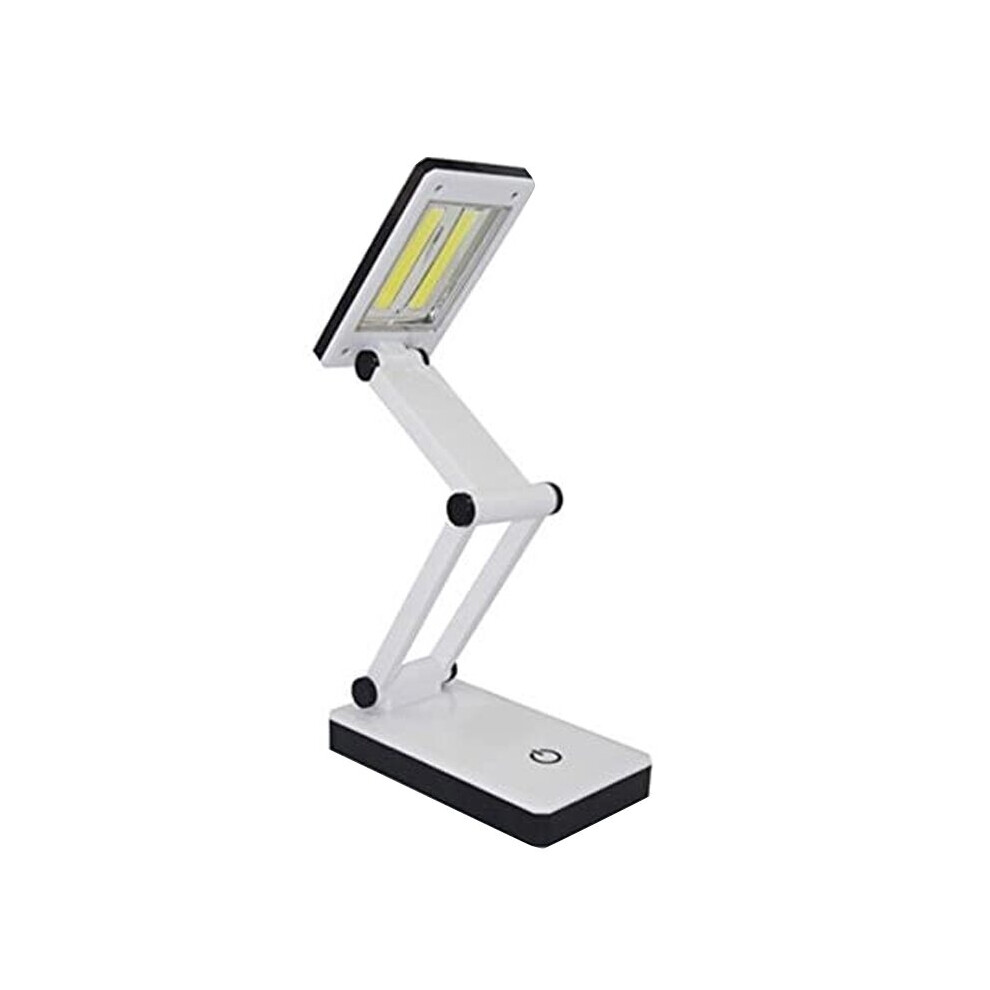 Tauoh Super Bright Cob Led Portable Desk Lamp Foldable Press Sensitive Control Battery And Usb Powered (No Battery) Light