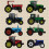 Tractor Greetings Card (150x150 Blank) 2