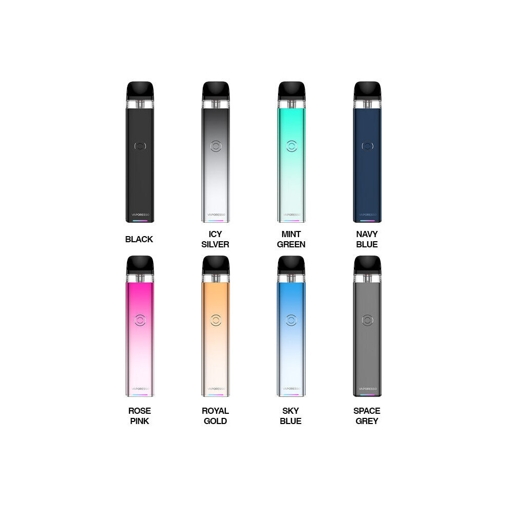 Vaporesso Silver (Icy ) Xros 3 Pod Kit - Xros 3 Vape Pod Kit E Cigarette 1000Mah E Cig Kit 2Ml