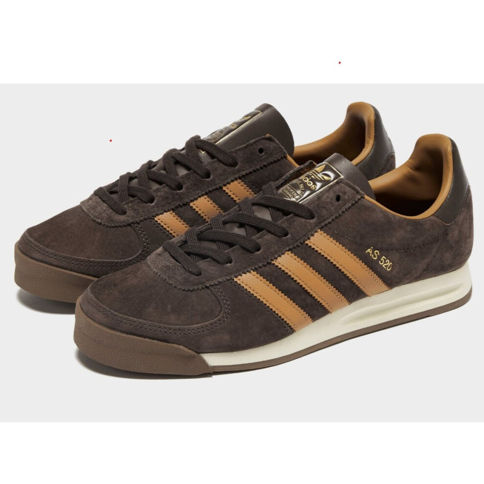 BROWN METALLIC GOLD UK SIZE 8 Adidas AS 520 Originals Mens Shoes Trainers Uk Size 7 to 12 on OnBuy