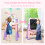 Casart Children's Easel Magnetic&Double Sided w/Adjustable Height Accessories 3