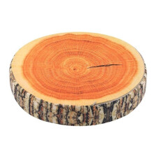 ( round) Stump Shaped Pillows Cushion Seat Pad Sofa Neck Support Creative Wood Log Pillow