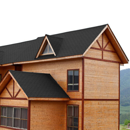 Living And Home (Dark Black) 18Pcs Asphalt Shingles Bitumen Roofing 1