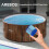 AREBOS AREBOS Pool Filter | 6 x Filter Cartridges Spa Whirlpool | Antimicrobial Filter | Blue 4