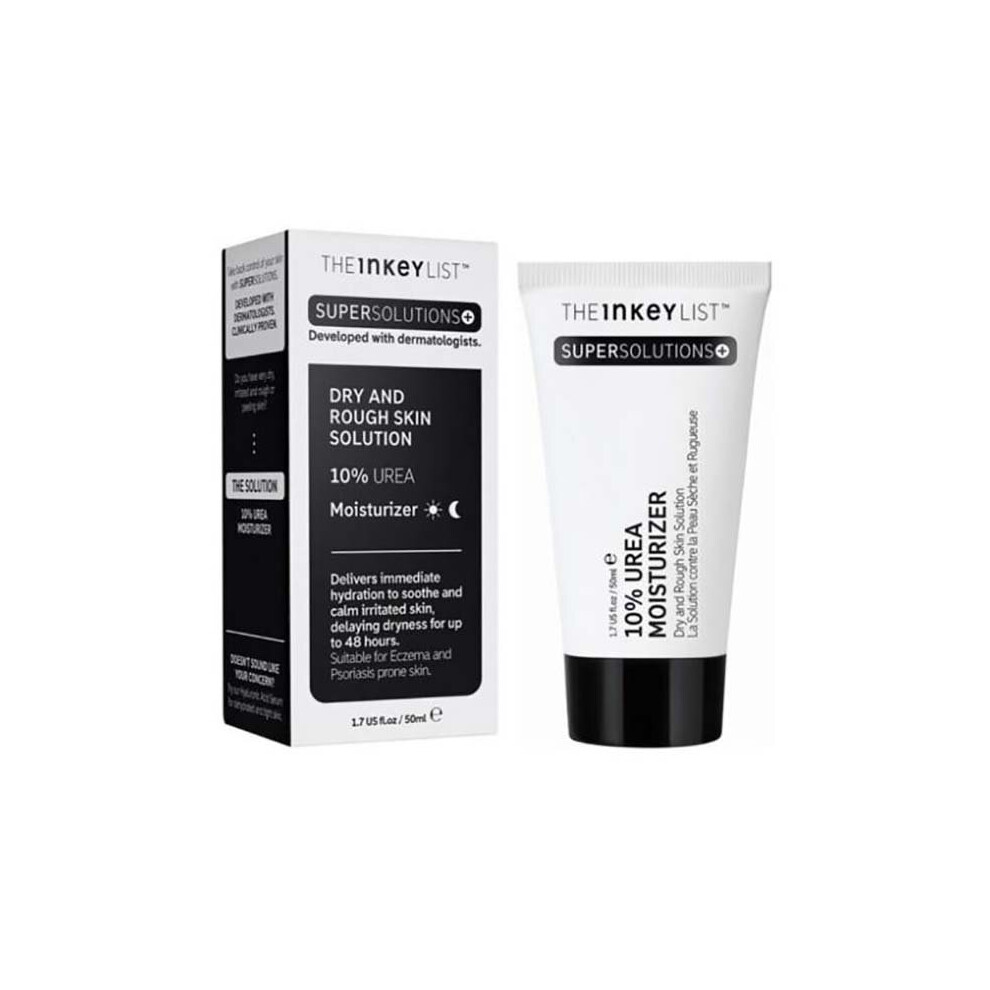 The Inkey List Dry and Rough Skin Solution 10% Urea Moisturiser 50ml