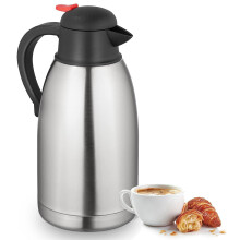 2L Stainless Steel Vacuum Flask Tea Coffee Insulated Dispenser Kettle