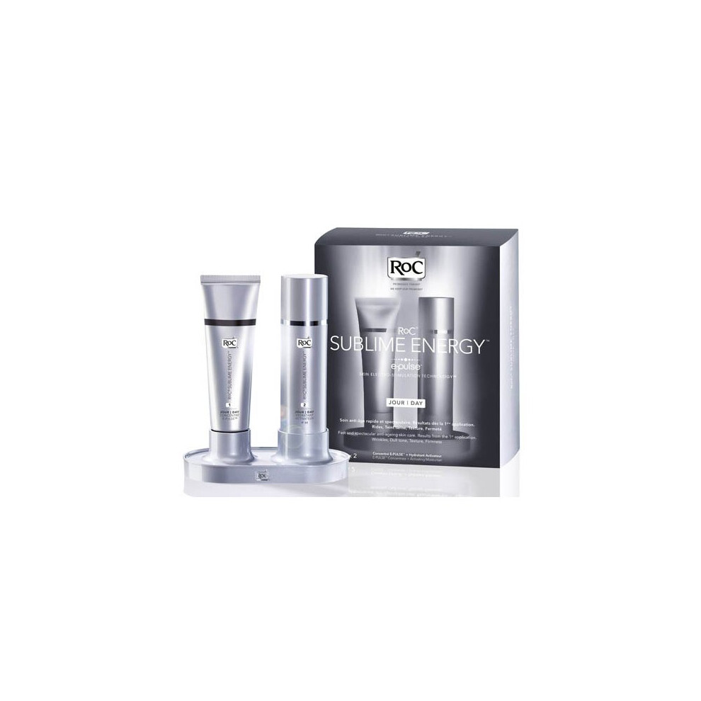 Roc Sublime Energy Day Set: E-pulse Concentrate & Activating Moisturiser SPF 20, 30 ml each