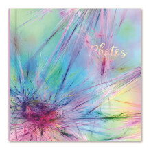 Abstract Pastel Colour Design Photo Album Holds 200 Family 4 X 6 Photographs