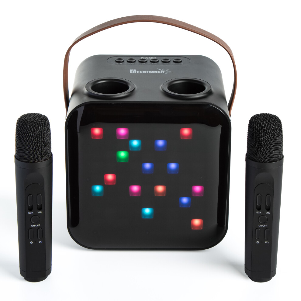 Mr Entertainer's Karaoke Collection Mr Entertainer Nano Karaoke Machine With Wireless Microphones