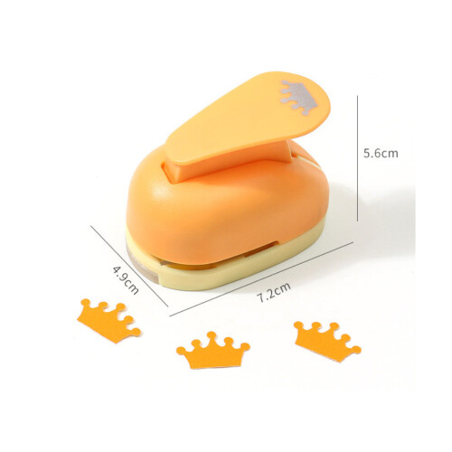 (Crown) 1 Inch Paper Punchers Scrapbook Punches