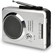 Portable Cassette Player Recorder, Compact Music Player, AM FM Radio Cassette Player, Built-in Speaker, USB Or 2 AA Batteries, Power Supply, With - View #11