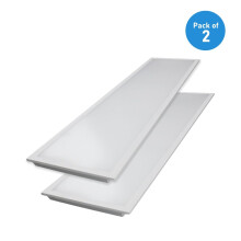 (Pack of 2) 40W LED Backlit Panel Ceiling Lights 1200x300 MM 6500K, Day White, 120x30 cm Rectangular Light for Indoor Lighting