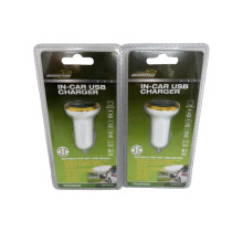 Twin USB Car Charger Dual USB Charger x 2