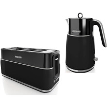 Morphy Richards Black Signature Opulent Jug Kettle & 4 Slice Toaster