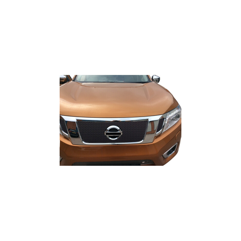 (Black) Nissan Navara Upper Grille Set (Np300) (2015 -) Black 5060468070712