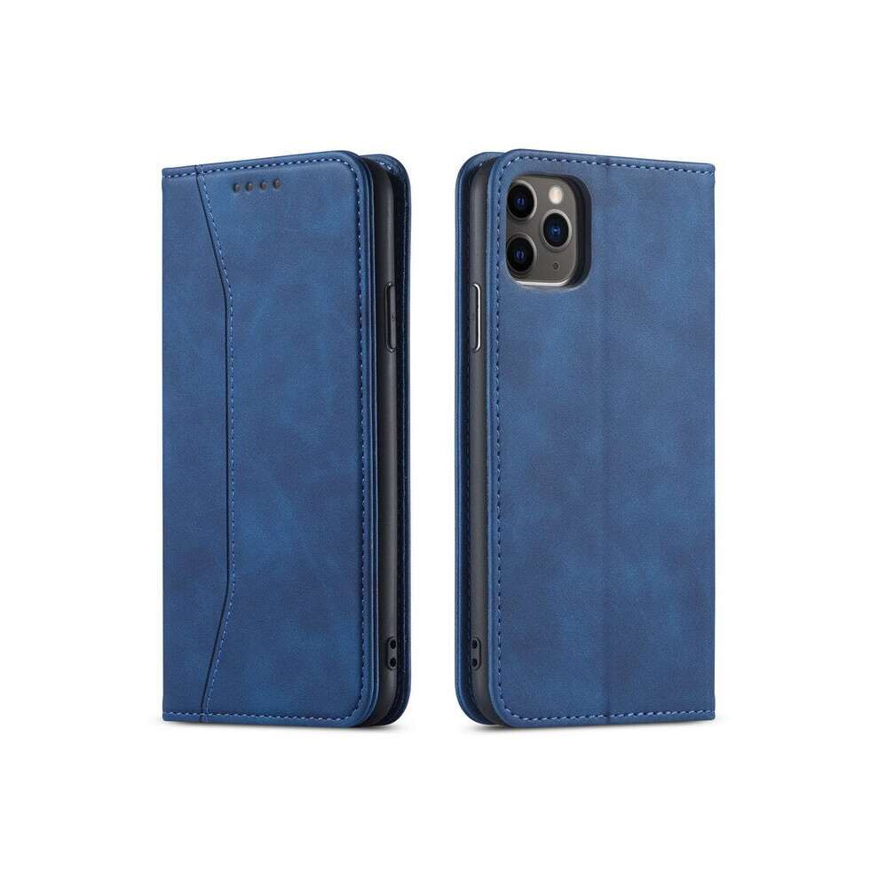 Flip Leather Multi Card Holder Phone Case & Stand Compatible With  iPhone 15 Pro in Blue-image-OPC-PCDN2ZS-NEW