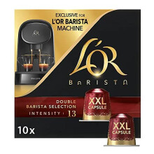 L?OR BARISTA Double Barista Selection XXL Aluminium Coffee Capsules (5 X 10 Pods) Intensity 13