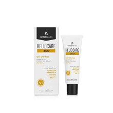 Heliocare 360 Oil-Free Gel SPF 50 50ml / Gel Sunscreen For Face/Daily UVA UVB Visible light Infrared-A Anti-Ageing Sun Protection/Combination Oily and