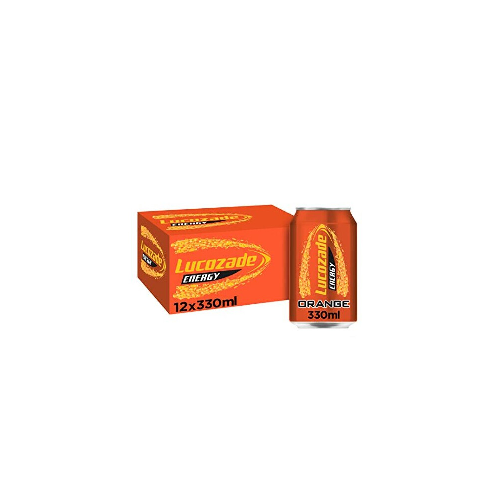 Lucozade Energy 12X330ml Orange