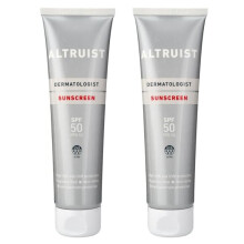 ALTRUIST. Dermatologist Sunscreen SPF 50 ? Superior 5-star UVA protection by Dr Andrew Birnie, suitable for sensitive skin - one pack with 2 tubes