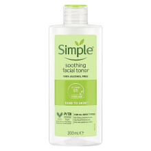 Simple Kind to Skin Soothing Facial Toner UK?s #1 facial skin care brand* alcohol-free 200 ml,package may vary