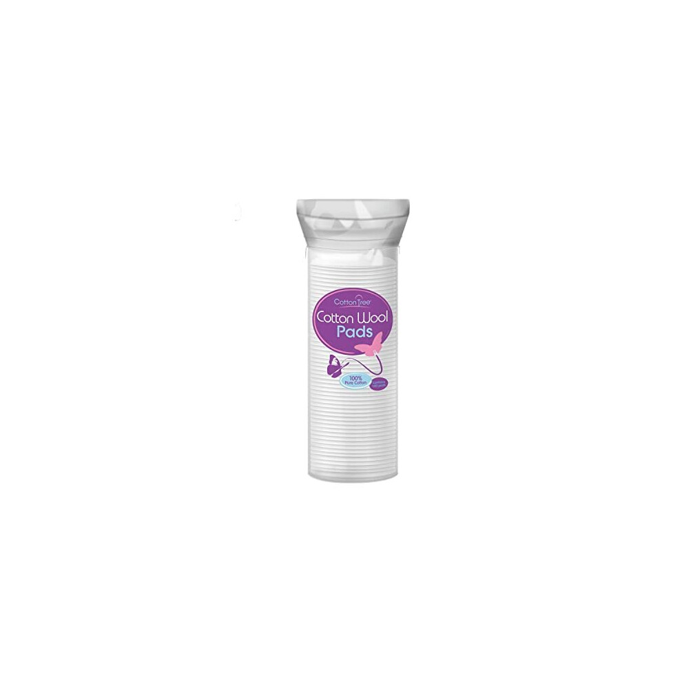 Cotton Tree 100% Pure Cotton, Round Cotton Wool Pads, 80 Count