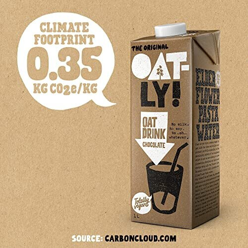 Oatly Chocolate Drink 1 Litre (Pack of 6) 2