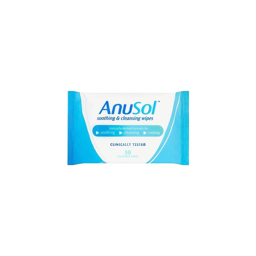 Anusol Soothing & Cleansing Wipes,30 Count (Pack of 1)