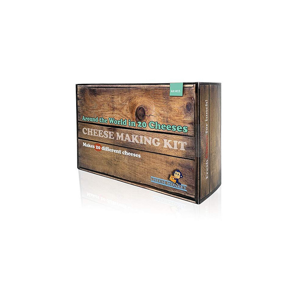 Cheese Making Kit - Around The World in 20 Cheeses