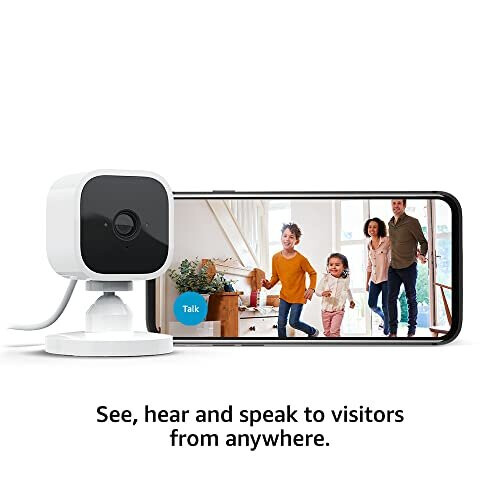 Blink Home Security Blink Mini Indoor Plug-In Security Camera - 1080p HD, Night Vision, Motion Detection, Two-Way Audio, Easy Setup, Alexa Enabled 1
