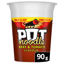 POT noodle Beef & Tomato Flavour 90g ( pack of 12 )