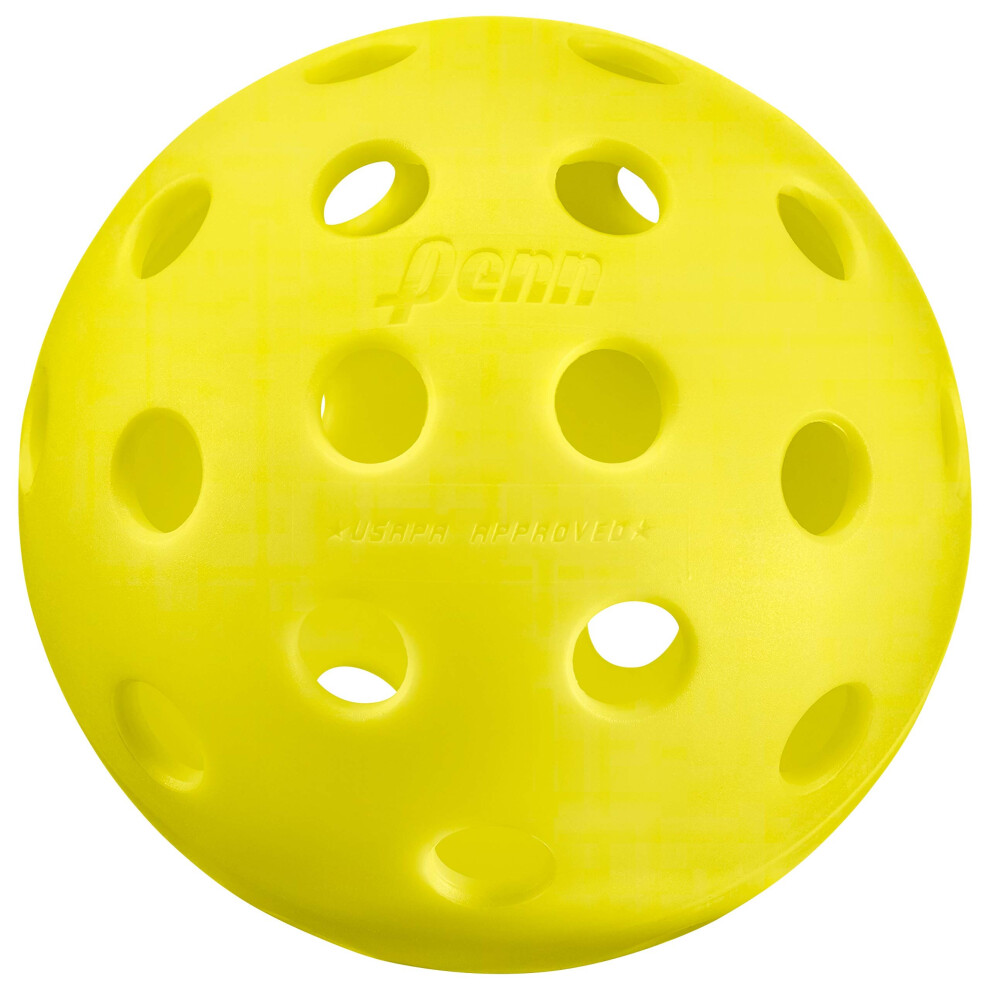 Penn 40 Outdoor Pickleball Balls - 6-Pack - Softer Feel for Recreational & club Play - USAPA Approved