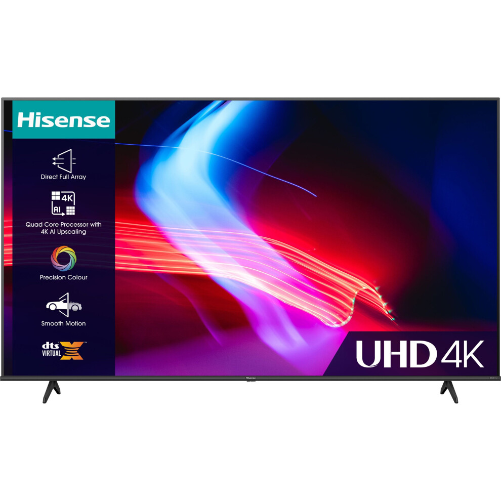Hisense 75A6KTUK A6K 75" Ultra 4K HD DLED Smart TV 