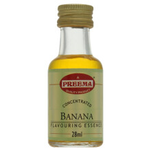 Preema Concentrated Banana Flavouring Essence 28ml ( pack of 12 )