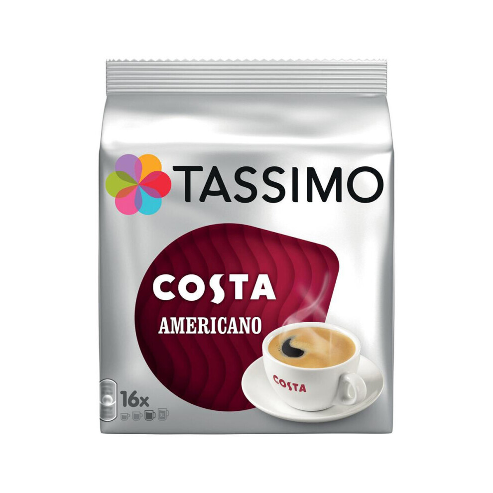 Tassimo Costa Americano Pods 16 Servings Per Pack Ref 4031506