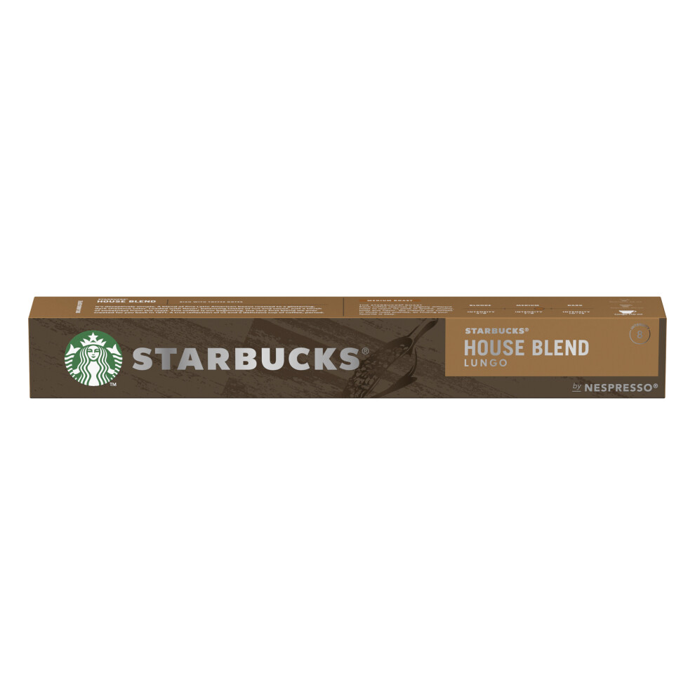 Starbucks by Nespresso House Blend Lungo 12x57g 120 Pods Ref 12423278