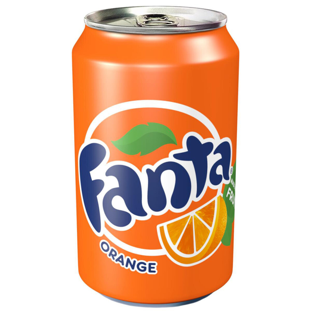 Fanta Orange Soft Drink Can 330ml Ref N001529