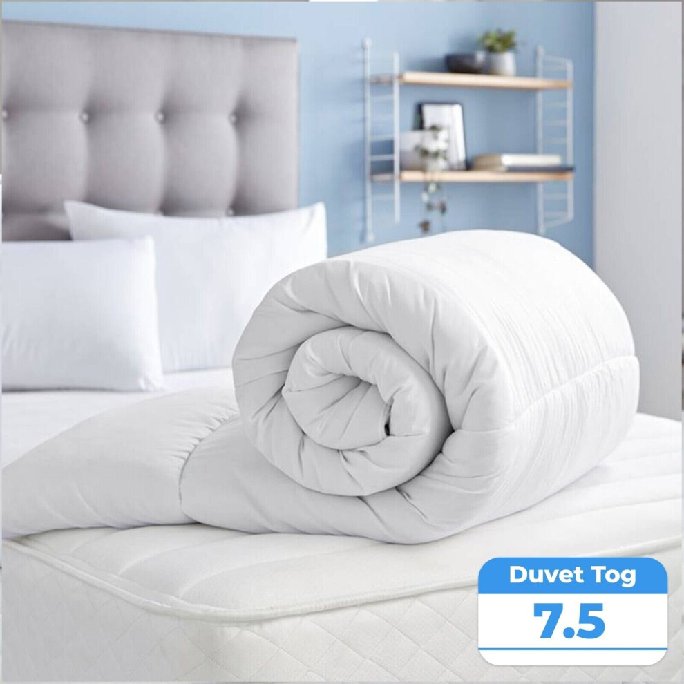 (7.5 Tog) Anti-Allergy Duvet Quilt Soft Warm Tog King Size