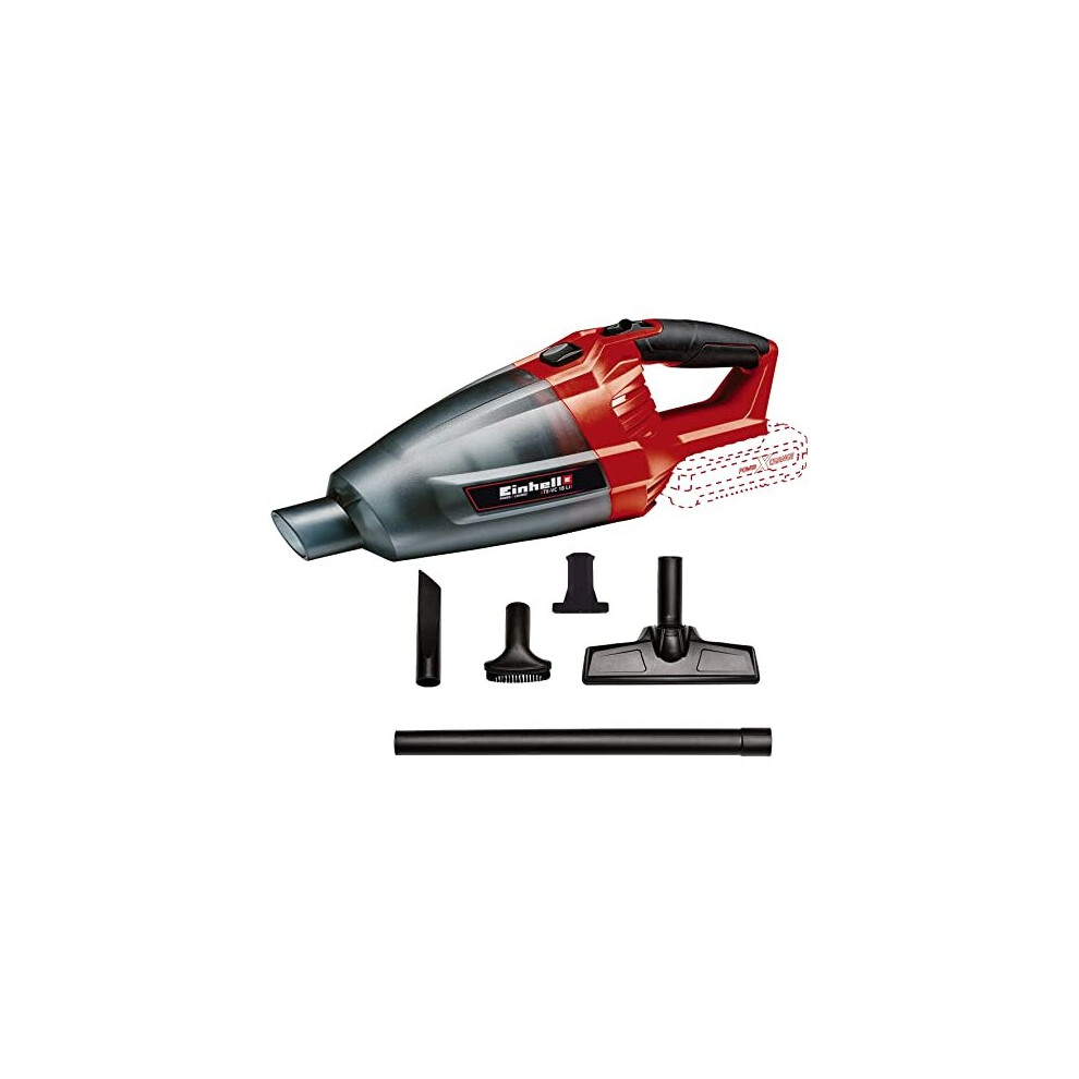 Einhell Power X-Change 18V Cordless Handheld Vacuum Cleaner - For Cleaning Floors, Stairs, Sofas, Cars And Caravans