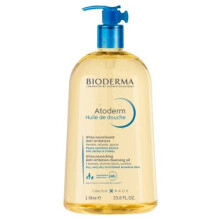 Bioderma Atoderm Shower Oil 1L - Gentle Cleansing Oil for Very Dry & Eczema-Prone Skin, Nourishes, Soothes, Restores Barrier 3401528520846