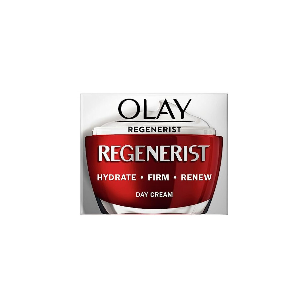 Olay Regenerist Day Face Cream, Unique Formula With Vitamin B3 & Niacinamide, Instantly Hydrates For 24H 50ml