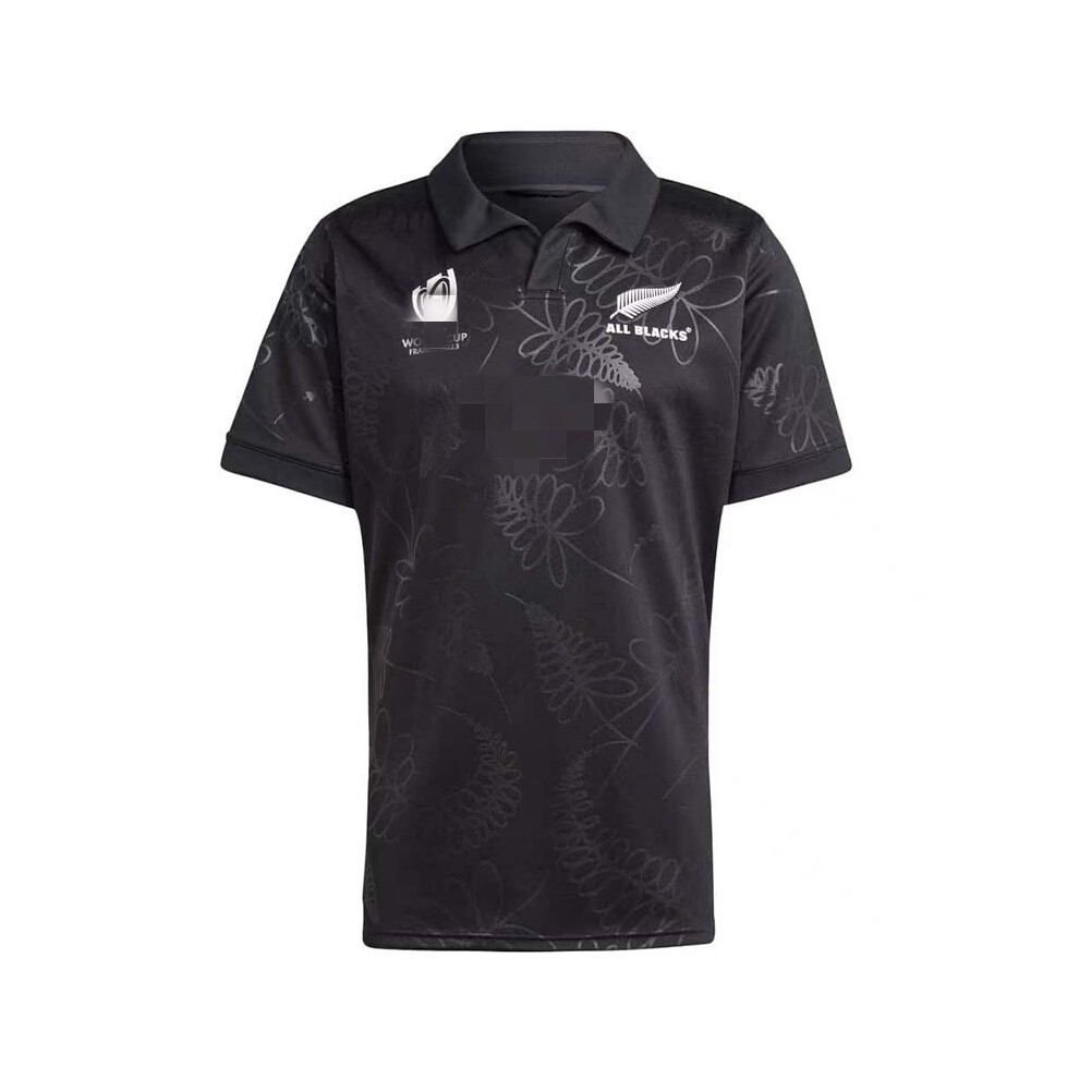 (XL) Rugby World Cup 2023  New Zealand Home Jersey 