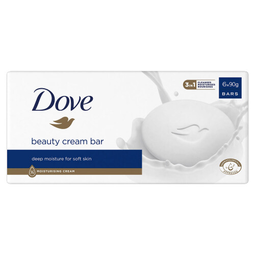 Dove Dove Original Beauty Cream Bar Deep Moisture, 6x90g, 3pack 1