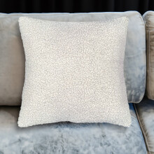 (CREAM PILLOW) 18" Soft Filled Square Cushions with Cover Set Home Decor Sofa Cushion Throw New