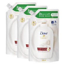 Dove Liquid HandWash Refill Nourishing Silk for Soft Hands, 3x500ml