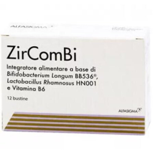 Zircombi, 12 Sachets, Alfasigma. Balance Of The Intestinal Microbiota 