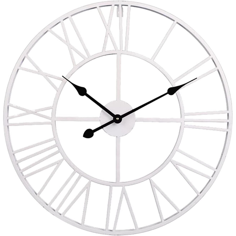 Large Vintage Wall Clock Home Clocks Living Room Kitchen Clock  Garden