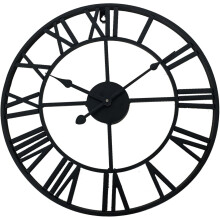 Large Vintage Wall Clock with Roman Numerals